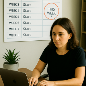 That project you keep “getting ready to start”? Still unfinished.